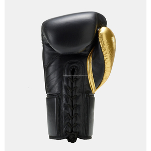 Guantes de Boxeo Personalizados OEM de Cuero Premium Transpirables y Resistentes al Viento para Sparring y Entrenamiento - Product Image 3