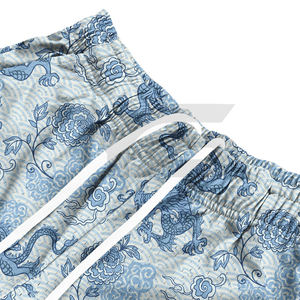 Pantalones cortos de malla de sublimación elásticos de 4 vías personalizados de alta calidad, pantalones cortos activos para levantamiento de pesas o correr - Product Image 5