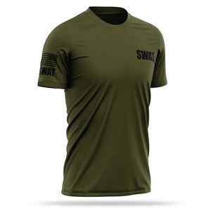 SWAT Men's Breathable Performance <b>Shirt</b> DTG Printed Men's Wholesale Fitness Tshirt Clothing Men Running Slim Sport <b>T</b>-<b>shirt</b> - Product Image 4