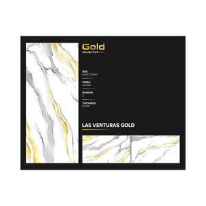 600x1200 Salle de bain de luxe Céramique Or Carrelage Villa Classique Sol Poli Carrelages muraux décoratifs - Product Image 3