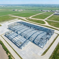 Abri de voiture en acier léger à montage rapide, taille personnalisée, structure métallique préfabriquée pour parking