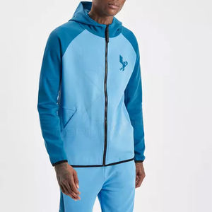 Chándales de hombre con logotipo personalizado de mejor estilo, conjuntos de Jogger de etiqueta privada, forro polar de algodón de punto para invierno, atuendo informal, venta de fábrica - Product Image 3