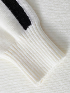 Suéter Vintage de Cuello Alto para Hombre, Suéter Grueso y Cálido de Invierno con Cierre de Cremallera Completa y Manga Larga a Rayas, Precio Bajo MOQ - Product Image 3