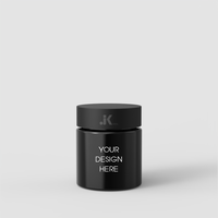 JK Packaging Solutions M0794 Pot en PET de 5 oz couleur personnalisée avec couvercle sécurité enfant (capacité 3,5 g) diamètre 53 mm logo personnalisé pour