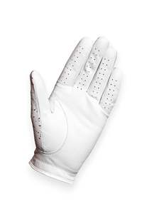 Gants de golf respirants durables et résistants à la sueur avec emballage avec logo personnalisé paume en cuir doux pour hommes blanc - Product Image 5