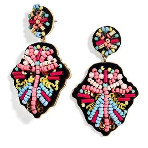 Pendientes de bordado de gota con diseño de pájaro con cuentas hechas a mano de alta calidad elegante joyería diseñador Premium para niña - Product Image 4