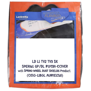 Cubierta antipolvo para volante Lambretta LD LI TV2 TV3 SX Special GP/DL con resorte - Protector de polvo para volante - Product Image 2