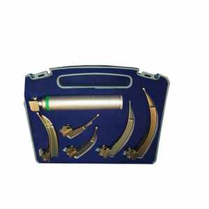 Premium Manual Fiber <b>Optic</b> Laryngoscope Set LED Handle Stainless Steel Blades Custom Sizes General Surgery Use 1 Year Warranty - Product Image 6