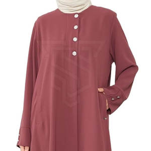 Vente en gros, nouvelle abaya élégante, tenue décontractée, robe islamique, vêtements pour femmes musulmanes, taille personnalisée, abaya - Product Image 4