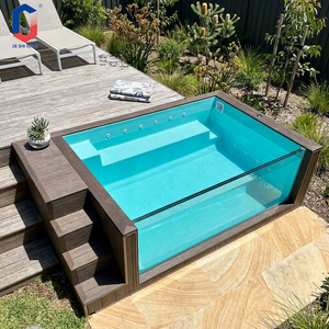 Fiberglass Above Ground Container Pool Complete Set Equipment For Homestay Resort Villa Outdoor Swimming Pool - Product Image 1