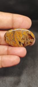 Agate brune naturelle turque, cabochon, pierre précieuse pour la fabrication de bijoux |   Pierres d'agate polies en gros - Product Image 2