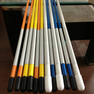 Poste de señalización para nieve de pultrusión de FRP de fibra de vidrio de 1220 mm, DE 8 mm, con cinta reflectante de 8 pulgadas, superficie lisa, servicio de corte exterior premium - Product Image 6