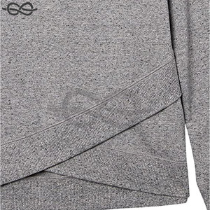 Sudadera con parche bordado de baloncesto de Game Day con logotipo personalizado, ropa de invierno de estilo informal de tela de rizo de manga larga - Product Image 5