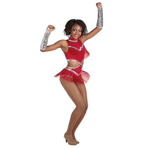 Tenue d'équipe tendance en tissu doux avec logo graphique, matériau durable, flexible, léger, confortable et élégant, uniforme de cheerleading - Product Image 2