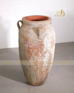 Atlantis AN546H110 Pot de fleur en céramique galvanisé moderne pour plantes d'extérieur Décoration de jardin Hôtels Usage domestique Vietnam - Product Image 3