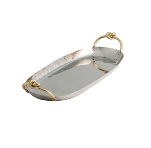 Bandeja de Metal Estilo Vintage para Ramadán, Ideal para Organizar Dulces Tradicionales de Oriente Medio para las Noches de Ramadán - Product Image 2