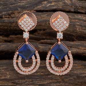 Boucles d'oreilles pendantes en zircon tendance 173425 - Product Image 1