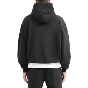 Sweats à capuche personnalisés à fermeture éclair intégrale avec logo 3D en mousse pour hommes, fermeture éclair complète avec fermeture éclair intégrale et impression bouffante - Product Image 4