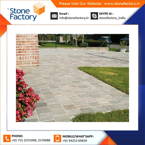 Entretien de carreaux de revêtement mural en grès gris Kandla Revêtement de sol extérieur Passerelle Pavé de jardin extérieur à prix réduit - Product Image 4