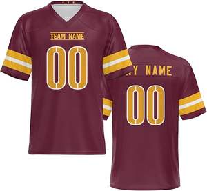 Nouveaux designs de la saison Maillots de football américain Maillots des Bears Vente en gros Respirant Mode personnalisée - Product Image 3