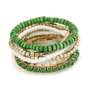 Pulsera de cuentas de cristal de Color de Venta caliente, joyería de cuentas de surf, joyería de cuentas de EE. UU., venta al por mayor de India, pulsera hecha a mano para niñas - Product Image 5