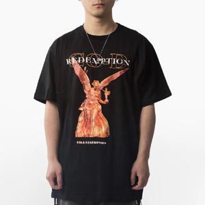 Cyber Techwear T-shirt à fermeture éclair à séchage rapide pour hommes Matériau personnalisé Respirant Imperméable Streetwear d'hiver Mouton lavé tricoté - Product Image 1