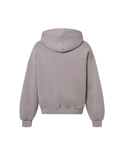 เสื้อฮู้ดดี้ผู้หญิงถักนิตติ้ง ผ้าฝ้าย 100% หนัก 300GSM สไตล์วินเทอร์ Y2K ทรงไหล่ตก ป้องกันขนร่วง คุณภาพสูง ปรับแต่งด้านหน้าได้ - Product Image 5