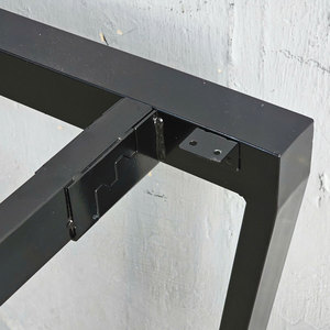 Système de base de table au design minimaliste en 2 pièces Trapez Concept 1200x1200mm Modèle d'assemblage HCTC012 - Product Image 4