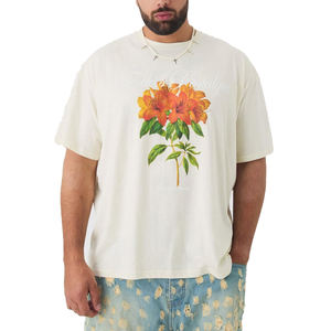 SERIGRAFÍA Camisetas Nuevas para Hombre al por Mayor Lisas con Diseño Personalizado 100% Algodón Transpirable de Secado Rápido Manga Corta MOQ Bajo 100% ALGODÓN - Product Image 1