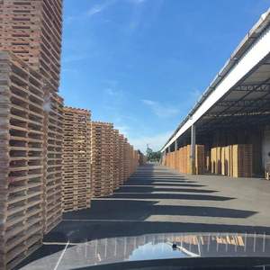 พาเลทไม้สำหรับอุตสาหกรรมแบบหน้าเดียว Euro EPAL ลดราคาพิเศษ พร้อมช่องเข้า 4 ทิศทาง สำหรับใช้ในห้องเย็น-จำหน่ายจำนวนมาก - Product Image 2