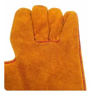 Guantes de dedo de fuego y palma para soldadores, guantes de soldadura de Palma reforzados personalizados con guantes de soldadura de costura de hilo - Product Image 4
