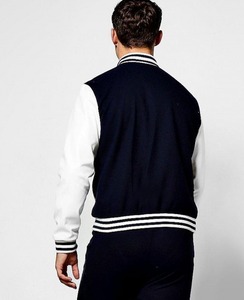 Letterman Jacket OEM Embroidery Patches Custom <b>Men</b> Letterman Baseball Leather Sleeves VARSITY Jacket College Jacket Chenille - Product Image 6