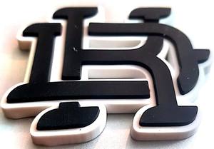 Parachoques de casco de béisbol personalizados 3M base de respaldo adhesivo casco de bola 2D 3D con logotipos de equipos de béisbol de doble cinta - Product Image 3