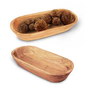 Cuenco Grande de Madera Tallado a Medida, Ecológico y Único, para Amasar, Fermentar Pan, Servir y Hacer Galletas - Product Image 1