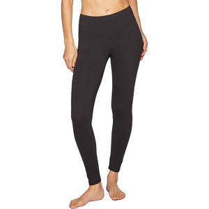 Legging de tela de bambú para mujer, ropa deportiva de entrenamiento de yoga, ropa de salón, legging liso, pantalones de yoga - Product Image 4