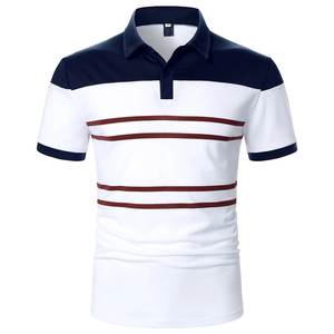Polo pour hommes grande taille en coton, personnalisable avec logo, style décontracté et sportif, motifs imprimés tennis et golf, vente en gros - Product Image 3
