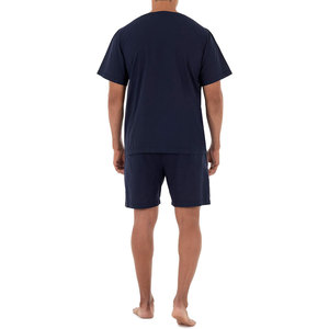 Conjunto de camisa y pantalones cortos deportivos de verano con logotipo personalizado para hombre, conjunto de pantalones cortos de algodón para correr para hombre, precio al por mayor, conjunto de pantalones cortos para hombre - Product Image 5
