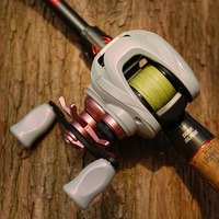 Moulinet de pêche OEM DC à contrôle numérique, anti-recul, pour lancer longue distance, personnalisé
