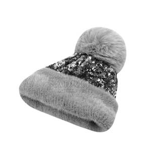 Gorro de bajo precio con textura peluda para un uso acogedor Gorro Premium con capas gruesas de piel sintética - Product Image 4