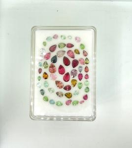 32.10 carats plusieurs couleurs tourmaline poire coupe pierre de qualité supérieure pour la fabrication de bijoux fins pierres précieuses naturelles - Product Image 2