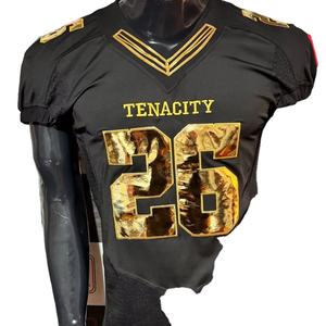 Maillot de football américain maillot de fan de sublimation parent matériel de broderie en sergé grande taille support personnalisé fabricant d'usine tous - Product Image 1