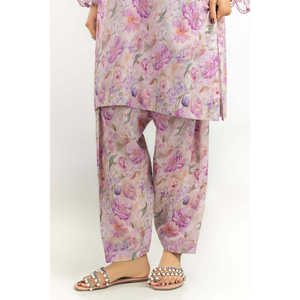 ชุดสูทผ้าแคมบริคพิมพ์ลาย 3 ชิ้นสำหรับผู้หญิง พร้อมรายละเอียดงานปัก IPSTD-77174 - Product Image 5