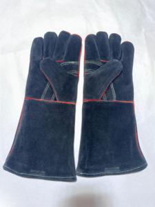 Gants de soudure en cuir résistant à la chaleur pour BBQ Tig Mig Four Poêle Pot Gants de jardin Équipement de protection - Product Image 2