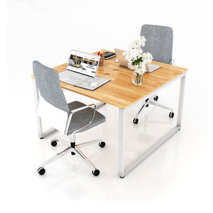 Pieds de bureau en acier emboîtables 1400x1400mm pour bureau à domicile, cadre de table au design minimaliste - Product Image 4