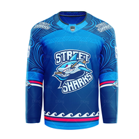 Jersey de Hockey sobre Hielo Sublimado con Diseño de Hoja de Arce Personalizado, Bordado 3D, Secado Rápido, Nombres de Equipos, Tela Twill de 220g, Alta Calidad, Unisex