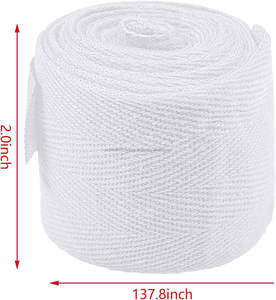 Gants de boxe en coton à demi-doigt élastique pour hommes et femmes pour le Muay Thai Training Gants de protection pour les mains - Product Image 2