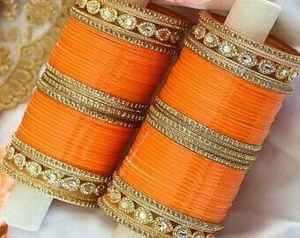 100% Handmade High Quality Fashion Bangles Chudiyan Set for Women Custom Sizes and Colors Latest Designs - Product Image 3
