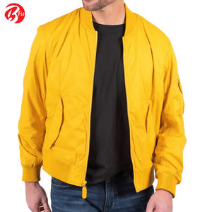 Chaqueta de bombardero con cremallera para exteriores, abrigos, precio al por mayor, chaqueta de bombardero con estilo para hombre más vendida - Product Image 4