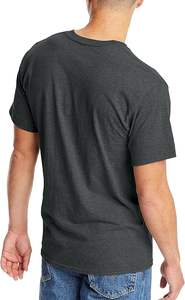 Wholesale Men's Acid Washed Vintage Cropped <b>T</b>-<b>Shirt</b> Boxy <b>Fit</b> 250Gsm Cotton Oversized Heavy Weight Knitted Black Box <b>Fit</b> <b>T</b> <b>Shirts</b> - Product Image 6