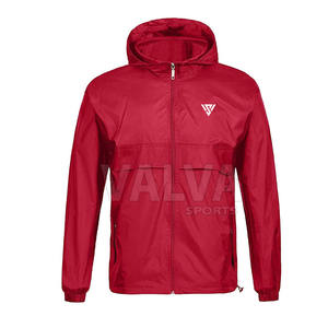 Chaqueta cortavientos con cremallera ligera de alta calidad estilo callejero para hombre, cuello levantado, decoración informal de bolsillo a la moda de invierno - Product Image 1